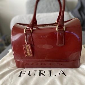 Vintage timeless piece. Seasonal color from Furla